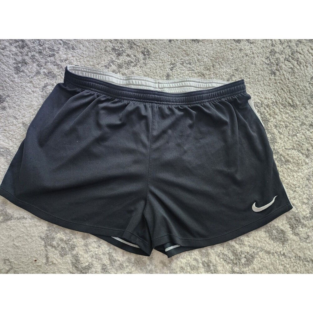 Nike Women's Dri-Fit Running Workout Shorts Black Size XL Workout